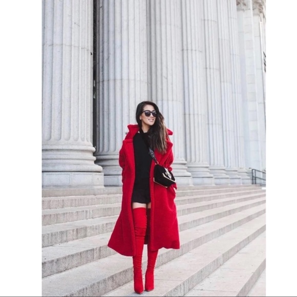 Red Wool Jacket - Picture 6 of 9